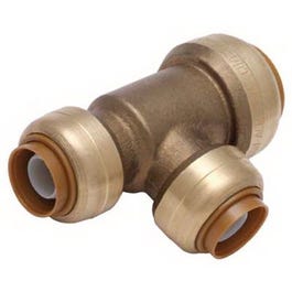 3 4 x 1 2 x 3 4-In. Reducing Pipe Tee, Lead-Free on Sale