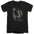 MUNSTERS : AMERICAN GOTHIC S\S ADULT V NECK T-SHIRT 30\1 BLACK XL Cheap