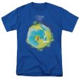 YES : FRAGILE COVER S\S ADULT 100% COTTON 18\1 T-SHIRT Royal Blue SM Hot on Sale