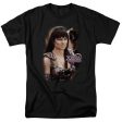 XENA : WARRIOR PRINCESS S\S ADULT 100% COTTON 18\1 T-SHIRT BLACK 4X Online