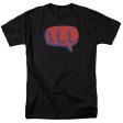 YES : WORD BUBBLE S\S ADULT 100% COTTON 18\1 T-SHIRT Black XL Discount