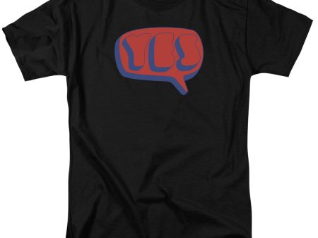 YES : WORD BUBBLE S\S ADULT 100% COTTON 18\1 T-SHIRT Black XL Discount