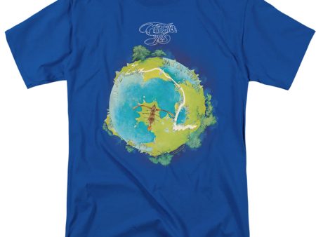 YES : FRAGILE COVER S\S ADULT 100% COTTON 18\1 T-SHIRT Royal Blue 5X Supply