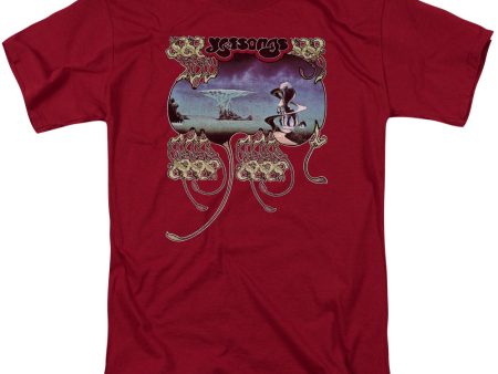 YES : YESSONGS S\S ADULT 100% COTTON 18\1 T-SHIRT Cardinal 2X on Sale