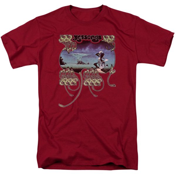 YES : YESSONGS S\S ADULT 100% COTTON 18\1 T-SHIRT Cardinal 2X on Sale