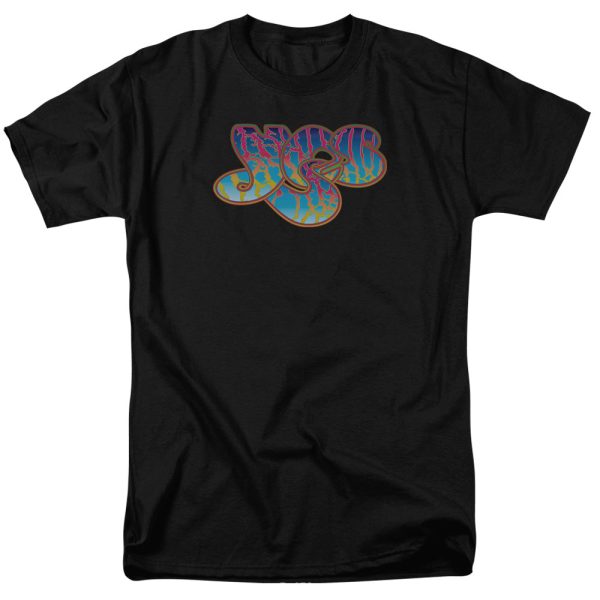 YES : LOGO S\S ADULT 100% COTTON 18\1 T-SHIRT Black LG Hot on Sale