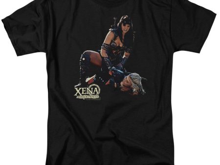 XENA : IN CONTROL S\S ADULT 100% COTTON 18\1 T-SHIRT BLACK SM Fashion