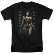 WONDER WOMAN MOVIE : ARMED AND DANGEROUS S\S ADULT 100% COTTON 18\1 T-SHIRT Black LG Sale