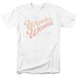 WONDER WOMAN 84 : WONDER LINES S\S ADULT 100% COTTON 18\1 T-SHIRT White MD on Sale