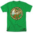 YOGI BEAR : SMARTER THAN AVERAGE S\S ADULT 100% COTTON 18\1 T-SHIRT Kelly Green XL Online Hot Sale