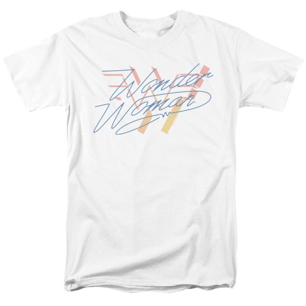 WONDER WOMAN 84 : WONDER FADE S\S ADULT 100% COTTON 18\1 T-SHIRT White 4X Online Sale