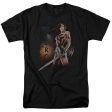 WONDER WOMAN MOVIE : FIERCE S\S ADULT 100% COTTON 18\1 T-SHIRT Black 3X Cheap