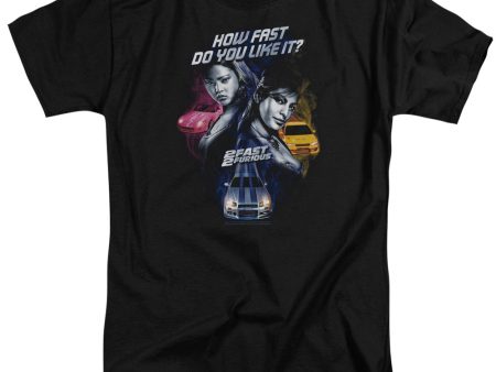 2 FAST 2 FURIOUS : FAST WOMEN S\S ADULT TALL T-SHIRT BLACK 2X Sale