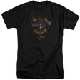 JUSTICE LEAGUE OF AMERICA : MOVIE : BATMOBILE ADULT TALL T-SHIRT FIT SHORT SLEEVE Black XL Sale