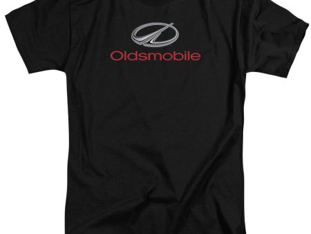 OLDSMOBILE : MODERN LOGO ADULT TALL T-SHIRT FIT SHORT SLEEVE Black XL Hot on Sale