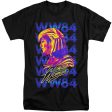 WONDER WOMAN 84 : WONDER WOMAN 84 REPEAT ADULT TALL T-SHIRT FIT SHORT SLEEVE Black 2X Hot on Sale