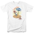 WOODY WOODPECKER : SUMMERTIME S\S ADULT 100% COTTON 18\1 T-SHIRT WHITE LG Supply