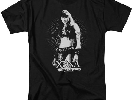 XENA : DON T MESS WITH ME S\S ADULT 100% COTTON 18\1 T-SHIRT BLACK 5X For Cheap