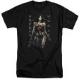 WONDER WOMAN MOVIE : ARMED AND DANGEROUS ADULT TALL T-SHIRT FIT SHORT SLEEVE Black 2X Sale