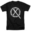 XENA : SIGIL S\S ADULT 100% COTTON 18\1 T-SHIRT Black XL For Cheap