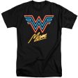 WONDER WOMAN 84 : WONDER MOM NEON ADULT TALL T-SHIRT FIT SHORT SLEEVE Black 3X Online