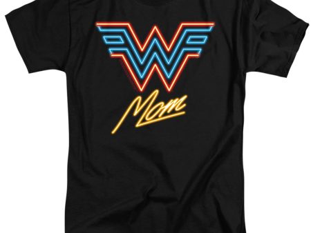 WONDER WOMAN 84 : WONDER MOM NEON ADULT TALL T-SHIRT FIT SHORT SLEEVE Black 3X Online