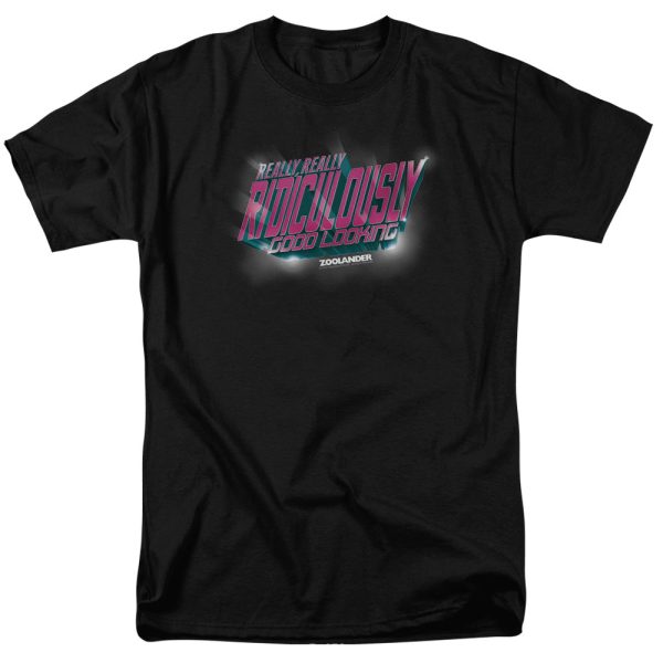 ZOOLANDER : RIDICULOUSLY GOOD LOOKING S\S ADULT 100% COTTON 18\1 T-SHIRT BLACK MD Online Hot Sale