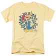 WOODY WOODPECKER : LAUGH IT UP S\S ADULT 100% COTTON 18\1 T-SHIRT BANANA SM Online Sale