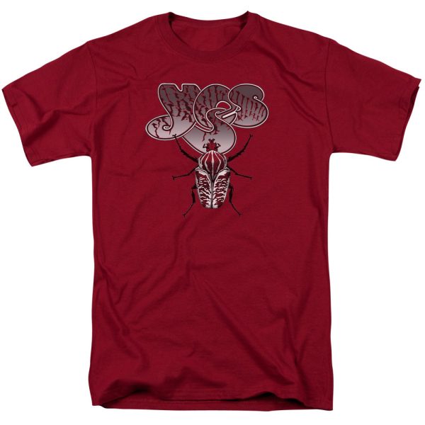 YES : BEETLE S\S ADULT 100% COTTON 18\1 T-SHIRT Cardinal 2X Supply