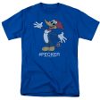 WOODY WOODPECKER : HASHTAG WOODY S\S ADULT 100% COTTON 18\1 T-SHIRT ROYAL BLUE MD Online