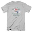 WOODY WOODPECKER : KNOCK ON WOOD S\S ADULT 100% COTTON 18\1 T-SHIRT SILVER LG on Sale