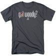 WOODY WOODPECKER : GOT WOODY S\S ADULT 100% COTTON 18\1 T-SHIRT CHARCOAL LG Online now