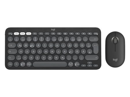 Logitech Mouse and keyboard set 920-012239   Pebble 2 Combo Black For Sale