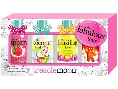 Dušo želė rinkinys Treaclemoon The Fabulous Four TM101010157 For Cheap