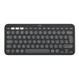 Logitech Keyboard 920-011851   Pebble Keys 2 K380s Black For Cheap