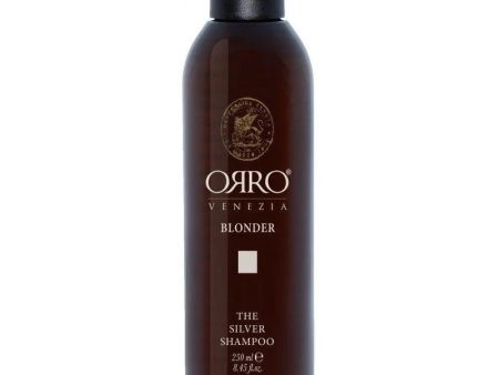 Orro Blonder The Silver Shampoo – drėkinantis šampūnas baltiems, šviesiems, dažytiems ir šviesintiems plaukams 250 ml Supply