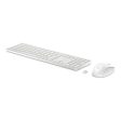 HP 650 Wireless Mouse Keyboard Combo - White - US ENG Supply